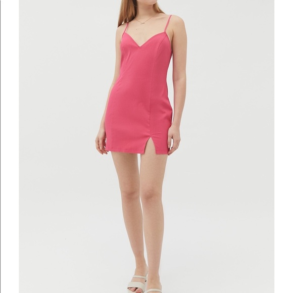 Urban Outfitters Eldridge Notched Bodycon Mini Dress - Picture 4 of 5